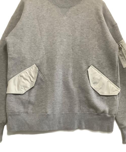 sacai（サカイ）sacai (サカイ) スウェット　Sponge Sweat/21-02639M グレー サイズ:2の古着・服飾アイテム