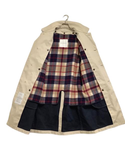 MACKINTOSH PHILOSOPHY（マッキントッシュ フィロソフィー）MACKINTOSH PHILOSOPHY (マッキントッシュ フィロソフィー) ステンカラーコート ベージュ サイズ:40の古着・服飾アイテム