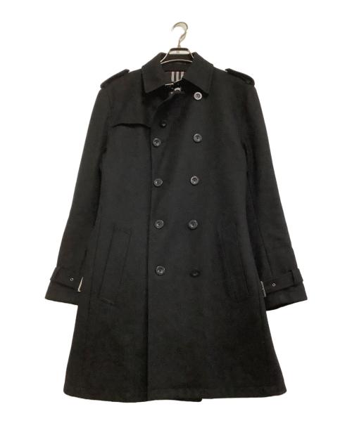 BURBERRY BLACK LABEL（バーバリーブラックレーベル）BURBERRY BLACK LABEL (バーバリーブラックレーベル) トレンチコート ブラック サイズ:LLの古着・服飾アイテム