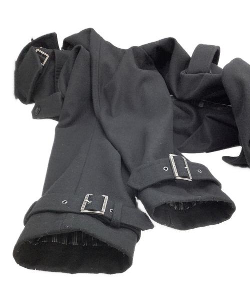 BURBERRY BLACK LABEL（バーバリーブラックレーベル）BURBERRY BLACK LABEL (バーバリーブラックレーベル) トレンチコート ブラック サイズ:LLの古着・服飾アイテム
