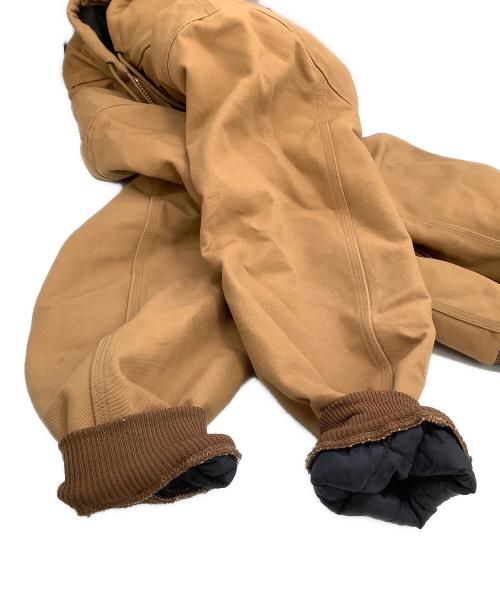 CarHartt（カーハート）CarHartt (カーハート) ジャケット　DUCK QUILTED FLANNEL-LINED アクティブジャケット ブラウン サイズ:Lの古着・服飾アイテム