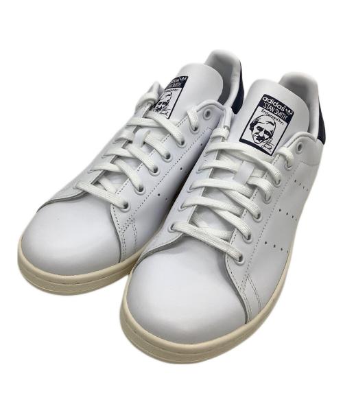 adidas Originals（アディダスオリジナル）adidas Originals (アディダスオリジナル) ローカットスニーカー STANSMITH ホワイト×ネイビー サイズ:US 10 1/2の古着・服飾アイテム