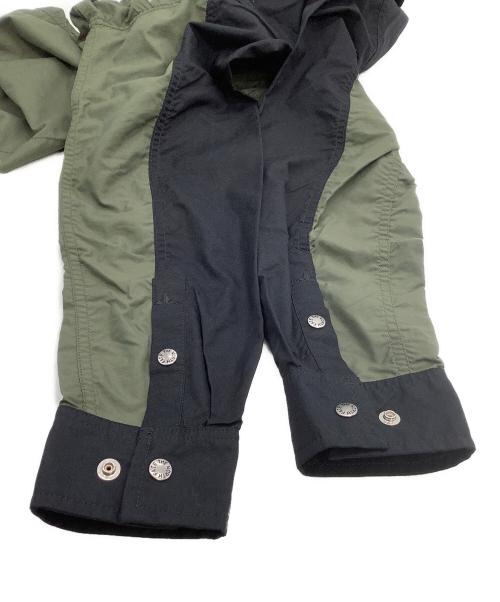 THE NORTH FACE（ザ ノース フェイス）THE NORTH FACE (ザ ノース フェイス) ヌプシシャツ ブラック×グリーン サイズ:Sの古着・服飾アイテム