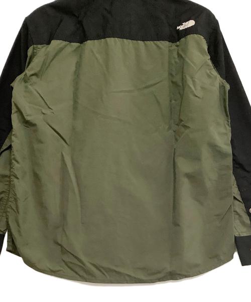 THE NORTH FACE（ザ ノース フェイス）THE NORTH FACE (ザ ノース フェイス) ヌプシシャツ ブラック×グリーン サイズ:Sの古着・服飾アイテム