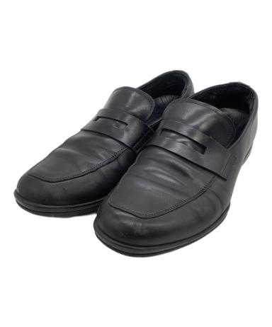 中古・古着通販】PRADA (プラダ) ローファー ブラック サイズ:6 1/2 