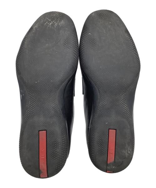 PRADA（プラダ）PRADA (プラダ) ローファー ブラック サイズ:6 1/2の古着・服飾アイテム