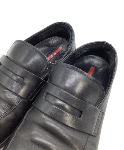 PRADA（プラダ）PRADA (プラダ) ローファー ブラック サイズ:6 1/2の古着・服飾アイテム