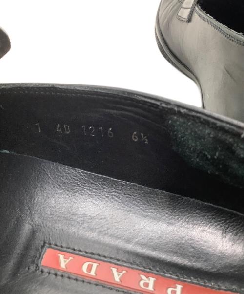 PRADA（プラダ）PRADA (プラダ) ローファー ブラック サイズ:6 1/2の古着・服飾アイテム