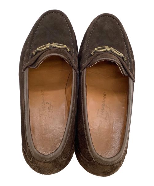 Salvatore Ferragamo（サルヴァトーレ フェラガモ）Salvatore Ferragamo (サルヴァトーレ フェラガモ) ビットローファー ブラウン サイズ:7EEの古着・服飾アイテム