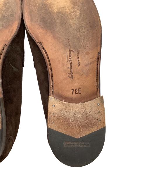 Salvatore Ferragamo（サルヴァトーレ フェラガモ）Salvatore Ferragamo (サルヴァトーレ フェラガモ) ビットローファー ブラウン サイズ:7EEの古着・服飾アイテム