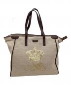 A.D.M.J.エーディーエムジェイ）の古着「トートバッグ」｜ベージュ×ブラウン