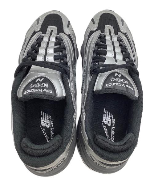 NEW BALANCE（ニューバランス）NEW BALANCE (ニューバランス) ローカットスニーカー シルバー×ブラック サイズ:26.5の古着・服飾アイテム