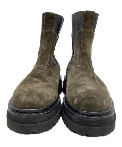 3.1 phillip lim（スリーワンフィリップリム）3.1 phillip lim (スリーワンフィリップリム) サイドゴアブーツ グリーン サイズ:44の古着・服飾アイテム