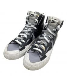 NIKE×sacai（ナイキ×サカイ）の古着「BLAZER MID "BLACK/WOLF GREY/WHITE"」｜ブラック×ホワイト