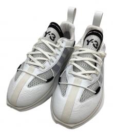 Y-3（ワイスリー）の古着「ローカットスニーカー SHIKU RUN」｜ホワイト×ブラック