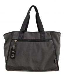 NINA NINA RICCI（ニナニナリッチ）の古着「トートバッグ フリボル」｜グレー×ブラック