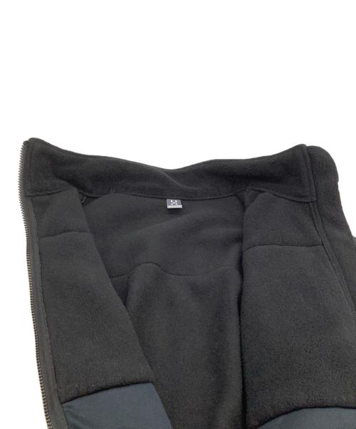 HAGLOFS（ホグロフス）HAGLOFS (ホグロフス) フリースジャケット ベージュ×ブラック サイズ:Lの古着・服飾アイテム