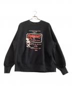 LEEリー）の古着「クルーネックスウェット」｜ブラック