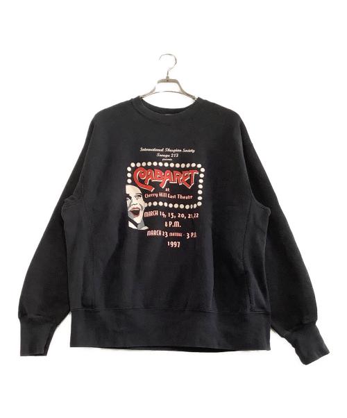 LEE（リー）LEE (リー) クルーネックスウェット ブラック サイズ:XLの古着・服飾アイテム