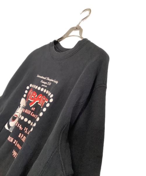 LEE（リー）LEE (リー) クルーネックスウェット ブラック サイズ:XLの古着・服飾アイテム