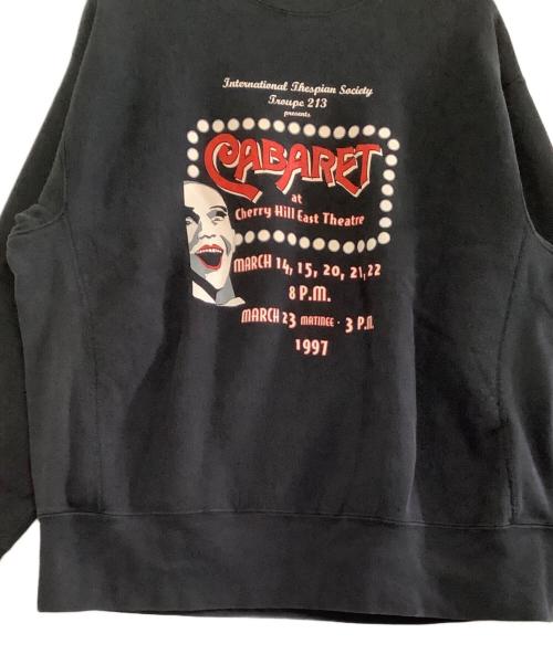 LEE（リー）LEE (リー) クルーネックスウェット ブラック サイズ:XLの古着・服飾アイテム