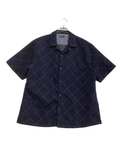 Denham（デンハム）Denham (デンハム) 半袖シャツ ネイビー サイズ:L 未使用品の古着・服飾アイテム