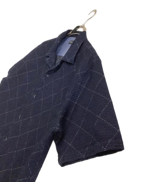 Denham（デンハム）Denham (デンハム) 半袖シャツ ネイビー サイズ:L 未使用品の古着・服飾アイテム