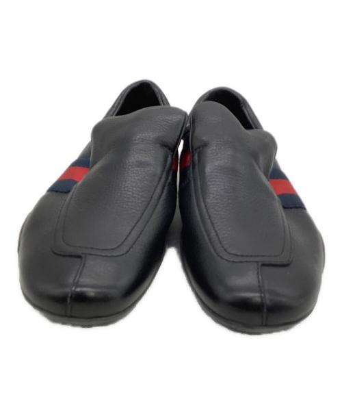 GUCCI（グッチ）GUCCI (グッチ) ドライビングシューズ ブラック サイズ:40 1/2の古着・服飾アイテム