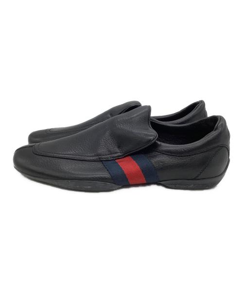 GUCCI（グッチ）GUCCI (グッチ) ドライビングシューズ ブラック サイズ:40 1/2の古着・服飾アイテム