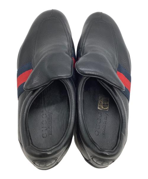 GUCCI（グッチ）GUCCI (グッチ) ドライビングシューズ ブラック サイズ:40 1/2の古着・服飾アイテム
