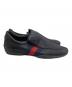 中古・古着 GUCCI (グッチ) ドライビングシューズ ブラック サイズ:40 1/2：15000円