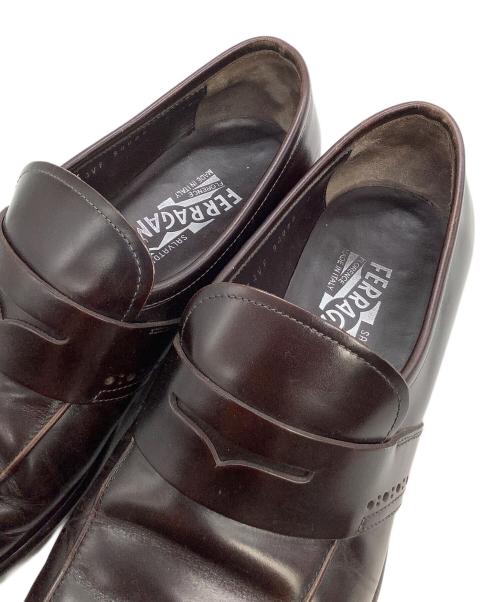 Salvatore Ferragamo（サルヴァトーレ フェラガモ）Salvatore Ferragamo (サルヴァトーレ フェラガモ) ローファー ブラウン サイズ:8の古着・服飾アイテム