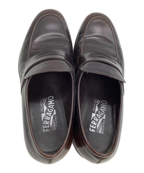 Salvatore Ferragamo（サルヴァトーレ フェラガモ）Salvatore Ferragamo (サルヴァトーレ フェラガモ) ローファー ブラウン サイズ:8の古着・服飾アイテム