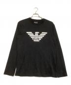 EMPORIO ARMANIエンポリオアルマーニ）の古着「長袖カットソー」｜ブラック