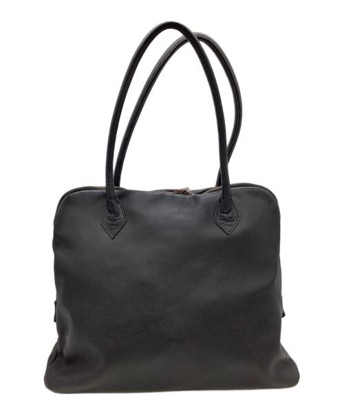 CLASKA（クラスカ）CLASKA (クラスカ) THE FACTORY (ザ ファクトリー) レザートートバッグ ブラックの古着・服飾アイテム