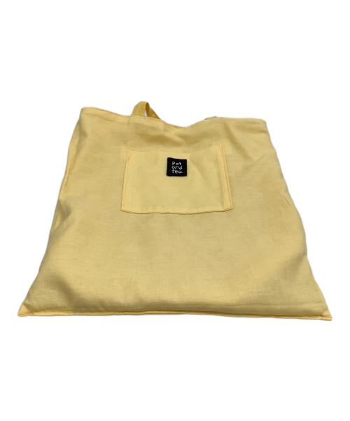 pot and tea（ポットアンドティー）pot and tea (ポットアンドティー) レモンバッグ(大) イエローの古着・服飾アイテム