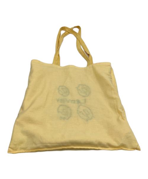 pot and tea（ポットアンドティー）pot and tea (ポットアンドティー) レモンバッグ(大) イエローの古着・服飾アイテム