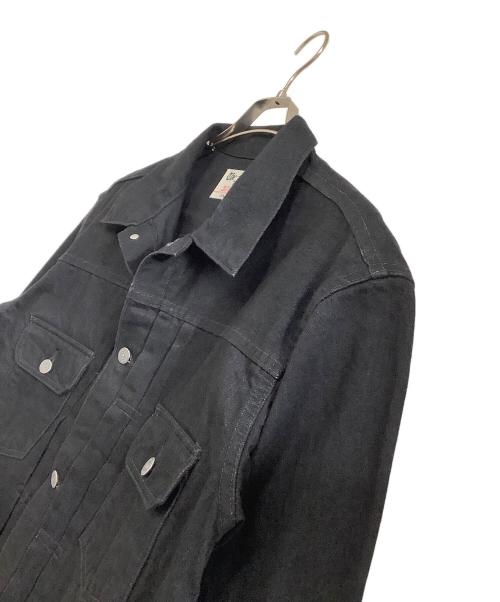 THE FLAT HEAD（ザ・フラットヘッド）THE FLAT HEAD (ザ・フラットヘッド) デニムジャケット ブラック サイズ:44の古着・服飾アイテム