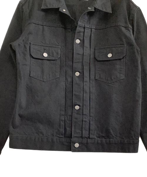 THE FLAT HEAD（ザ・フラットヘッド）THE FLAT HEAD (ザ・フラットヘッド) デニムジャケット ブラック サイズ:44の古着・服飾アイテム