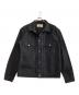 THE FLAT HEAD（ザ・フラットヘッド）の古着「デニムジャケット」｜ブラック