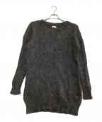 DRIES VAN NOTENドリスヴァンノッテン）の古着「長袖ワンピース　シャギーニット」｜グレー