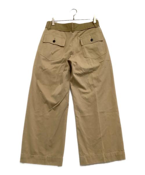 sacai（サカイ）sacai (サカイ) ベイカーパンツ ベージュ サイズ:3の古着・服飾アイテム