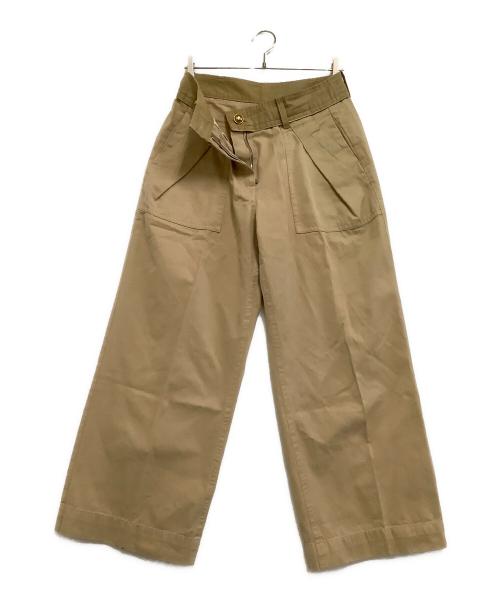 sacai（サカイ）sacai (サカイ) ベイカーパンツ ベージュ サイズ:3の古着・服飾アイテム