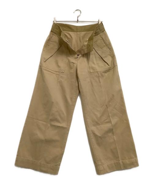 sacai（サカイ）sacai (サカイ) ベイカーパンツ ベージュ サイズ:3の古着・服飾アイテム