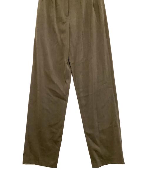 ROHE（ロヘ）ROHE (ロヘ) ベルテッドパンツ  Celia Trouser カーキ サイズ:36の古着・服飾アイテム