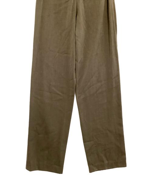 ROHE（ロヘ）ROHE (ロヘ) ベルテッドパンツ  Celia Trouser カーキ サイズ:36の古着・服飾アイテム