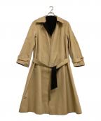 Aquascutumアクアスキュータム）の古着「リバーシブルコート」｜ブラック×ベージュ