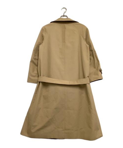 Aquascutum（アクアスキュータム）Aquascutum (アクアスキュータム) リバーシブルコート ブラック×ベージュ サイズ:8の古着・服飾アイテム