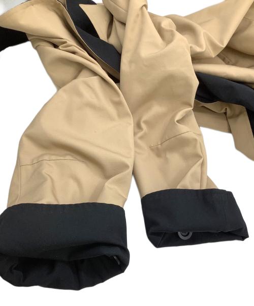 Aquascutum（アクアスキュータム）Aquascutum (アクアスキュータム) リバーシブルコート ブラック×ベージュ サイズ:8の古着・服飾アイテム