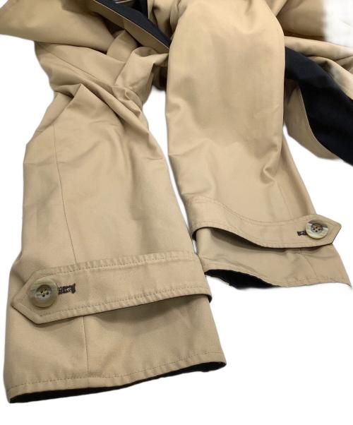 Aquascutum（アクアスキュータム）Aquascutum (アクアスキュータム) リバーシブルコート ブラック×ベージュ サイズ:8の古着・服飾アイテム